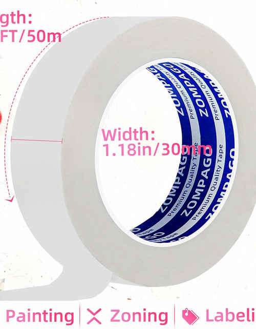 Load image into Gallery viewer, ZOMPAGO Beige Art Tape 1.4in x 164ft Removable Low Tack Masking Tape
