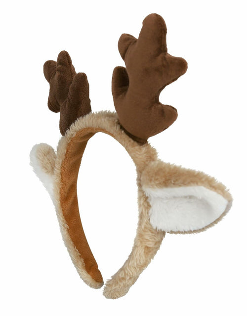 Load image into Gallery viewer, HOMELEX Animal Ears Elk Plush Headband Halloween Christmas Decor
