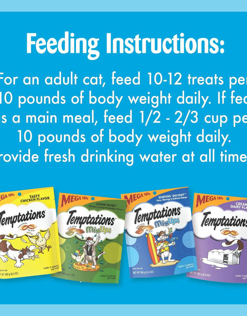 Load image into Gallery viewer, BestBy12/25 Temptations Cat Treats Variety Pack Crunchy &amp; Soft 6.3oz 4 Pack
