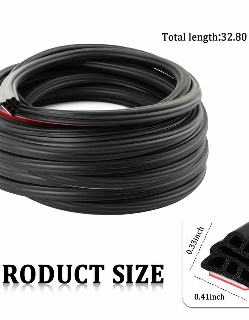 Load image into Gallery viewer, YGDMD 32.8Ft Upgrade Automotive Weather Stripping Thickened Rubber Self-Adhesive
