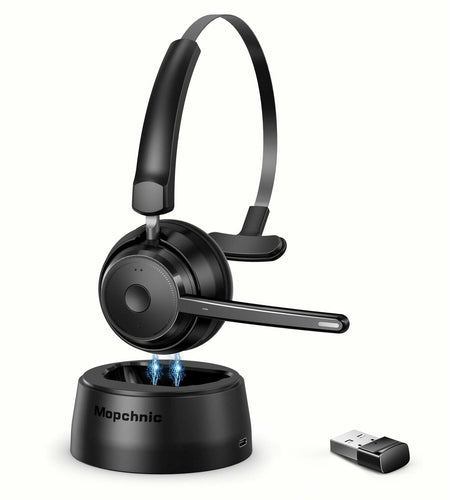 Mopchnic Bluetooth Wireless Headset Black Wireless Headphone