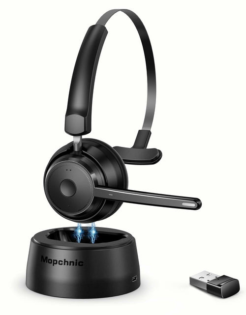 Load image into Gallery viewer, Mopchnic Bluetooth Wireless Headset Black Wireless Headphone
