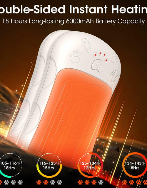 Load image into Gallery viewer, OLV Rechargeable Hand Warmers 2 Pack 6000mAh Magnetic Beige Portable
