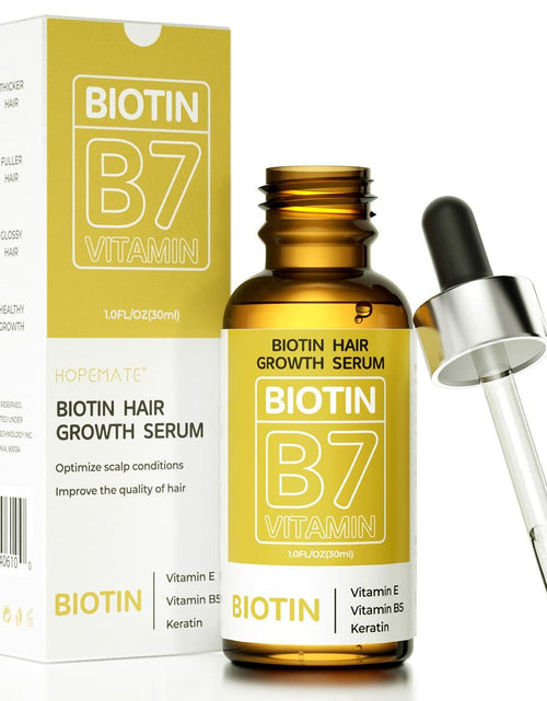 Load image into Gallery viewer, BEST BY 03/12/2027 HOPEMATE Biotin Hair Growth Serum 3.21oz Natural Ingredients
