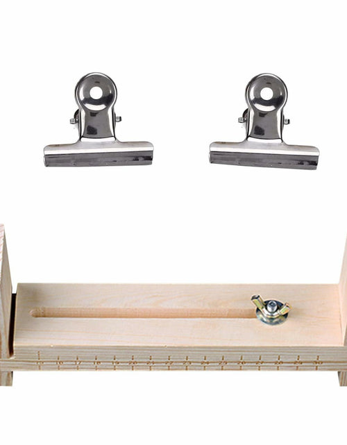 Load image into Gallery viewer, EVKILKJS Wood Bracelet Jig U Shape Clear Scale DIY Maker Rack with 2 Clamps

