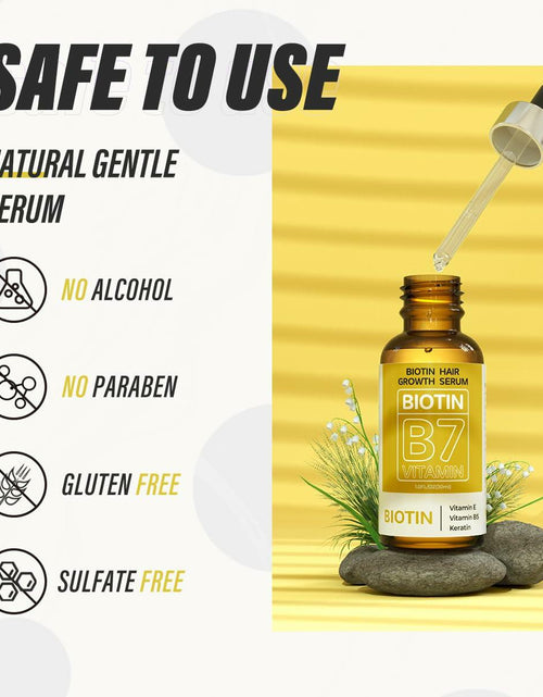 Load image into Gallery viewer, BEST BY 03/12/2027 HOPEMATE Biotin Hair Growth Serum 3.21oz Natural Ingredients
