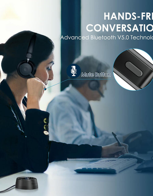 Load image into Gallery viewer, Mopchnic Bluetooth Wireless Headset Black Wireless Headphone
