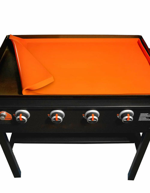 Load image into Gallery viewer, Generic Silicone Griddle Mat Heavy Duty 36 Inch Orange Large Size
