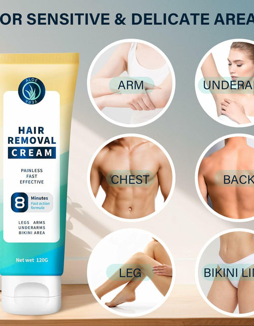 Load image into Gallery viewer, DENZELGARY Facial Depilatory Cream Hair Removal Painless Pubic Travel
