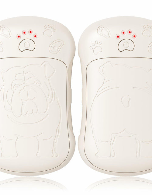 Load image into Gallery viewer, OLV Rechargeable Hand Warmers 2 Pack 6000mAh Magnetic Beige Portable
