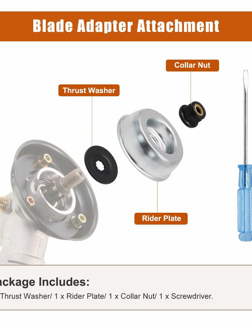 Load image into Gallery viewer, Jaruika Blade Adapter Replacement for Stihl String Trimmers Brush Cutter Silver

