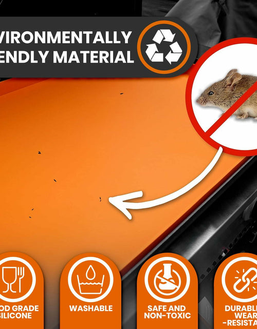 Load image into Gallery viewer, Generic Silicone Griddle Mat Heavy Duty 36 Inch Orange Large Size

