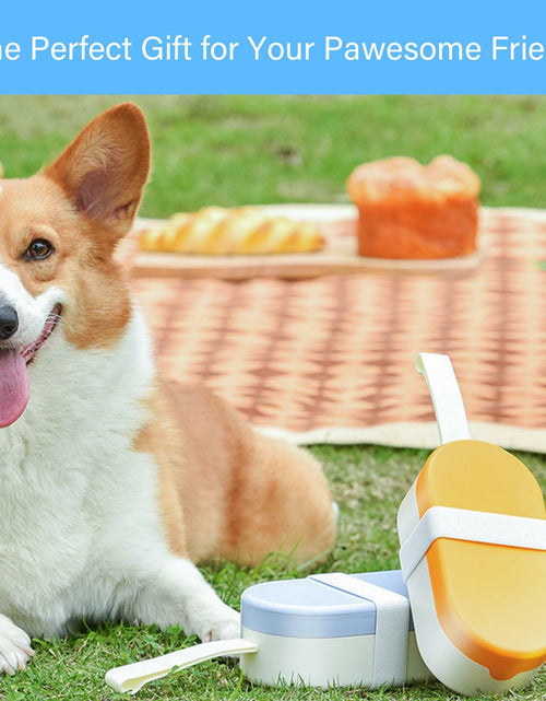 Load image into Gallery viewer, Maatouna Dog Water Bottle Foldable Leak-Proof Portable Outdoor Yellow
