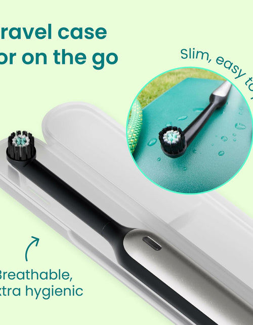 Load image into Gallery viewer, QuipRev 360 Oscillating Rechargeable Electric Toothbrush Soft Bristles Blue Mist
