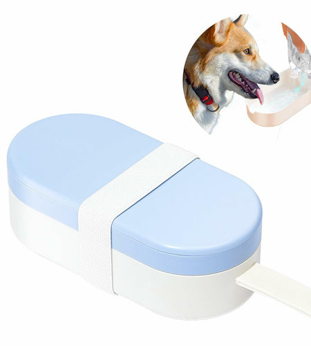 Maatouna Dog Water Bottle Foldable Leak-Proof Portable Outdoor Yellow