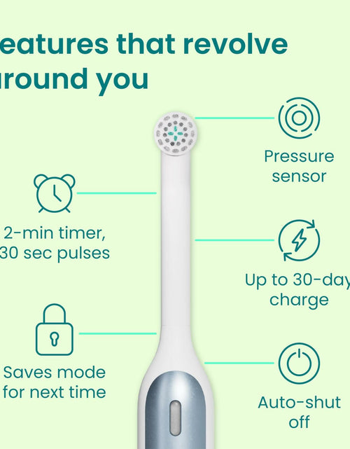 Load image into Gallery viewer, QuipRev 360 Oscillating Rechargeable Electric Toothbrush Soft Bristles Blue Mist
