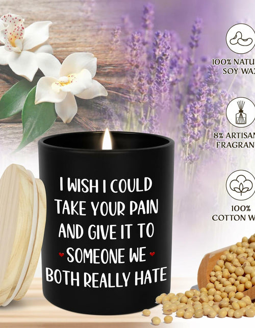 Load image into Gallery viewer, GAUDORA Vanilla Lavender Soy Wax Candle 10oz Comfort Scented Gift
