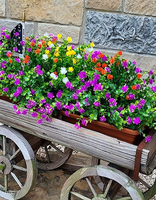 Load image into Gallery viewer, Ivydale Artificial Fall Mums Flowers 12 Bundles UV Resistant Mix Color
