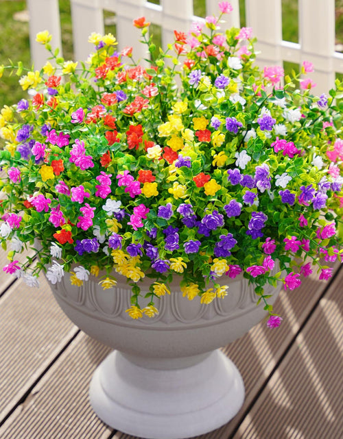 Load image into Gallery viewer, Ivydale Artificial Fall Mums Flowers 12 Bundles UV Resistant Mix Color
