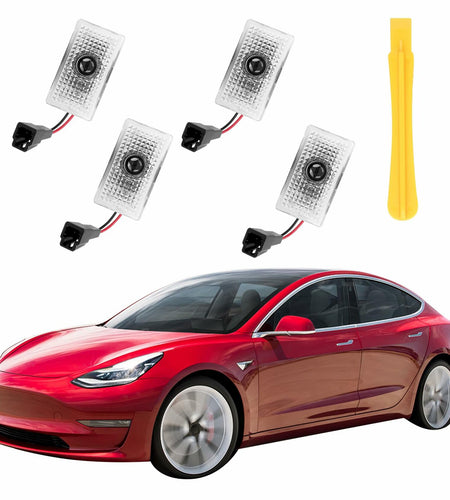 SPOBODY Car Door Logo Projector Puddle Lights 3D Laser 4pcs