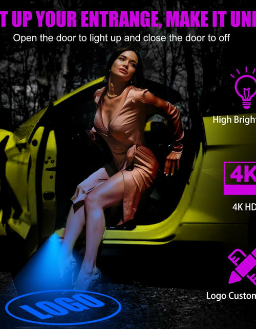 Load image into Gallery viewer, SPOBODY Car Door Logo Projector Puddle Lights 3D Laser 4pcs
