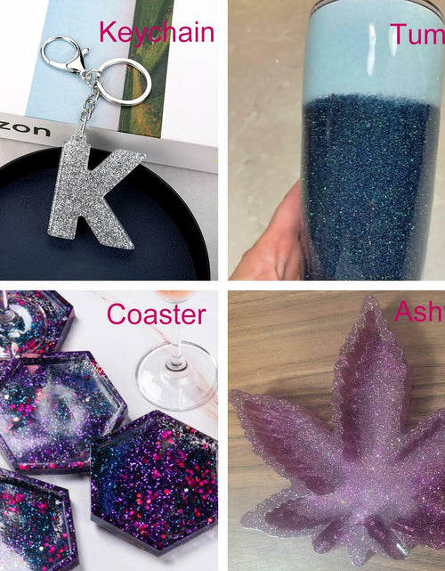 Load image into Gallery viewer, ANGXILIN 260g Iridescent Fine Glitter Shaker Bottle IRI Mix White Epoxy Resin
