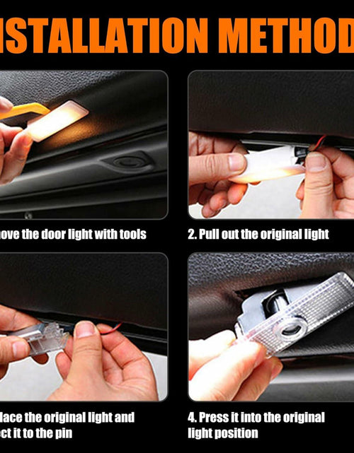 Load image into Gallery viewer, SPOBODY Car Door Logo Projector Puddle Lights 3D Laser 4pcs
