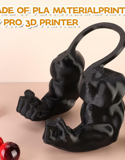 Load image into Gallery viewer, Generic Creative Cat 3D Printed Muscle Arms Halloween Costume Accessory Black
