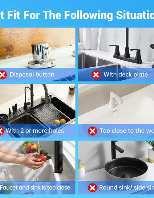 Load image into Gallery viewer, LZMYIVE Faucet Mat Kitchen Sink 24'' White Diatomite Quick Drying Stone Tray
