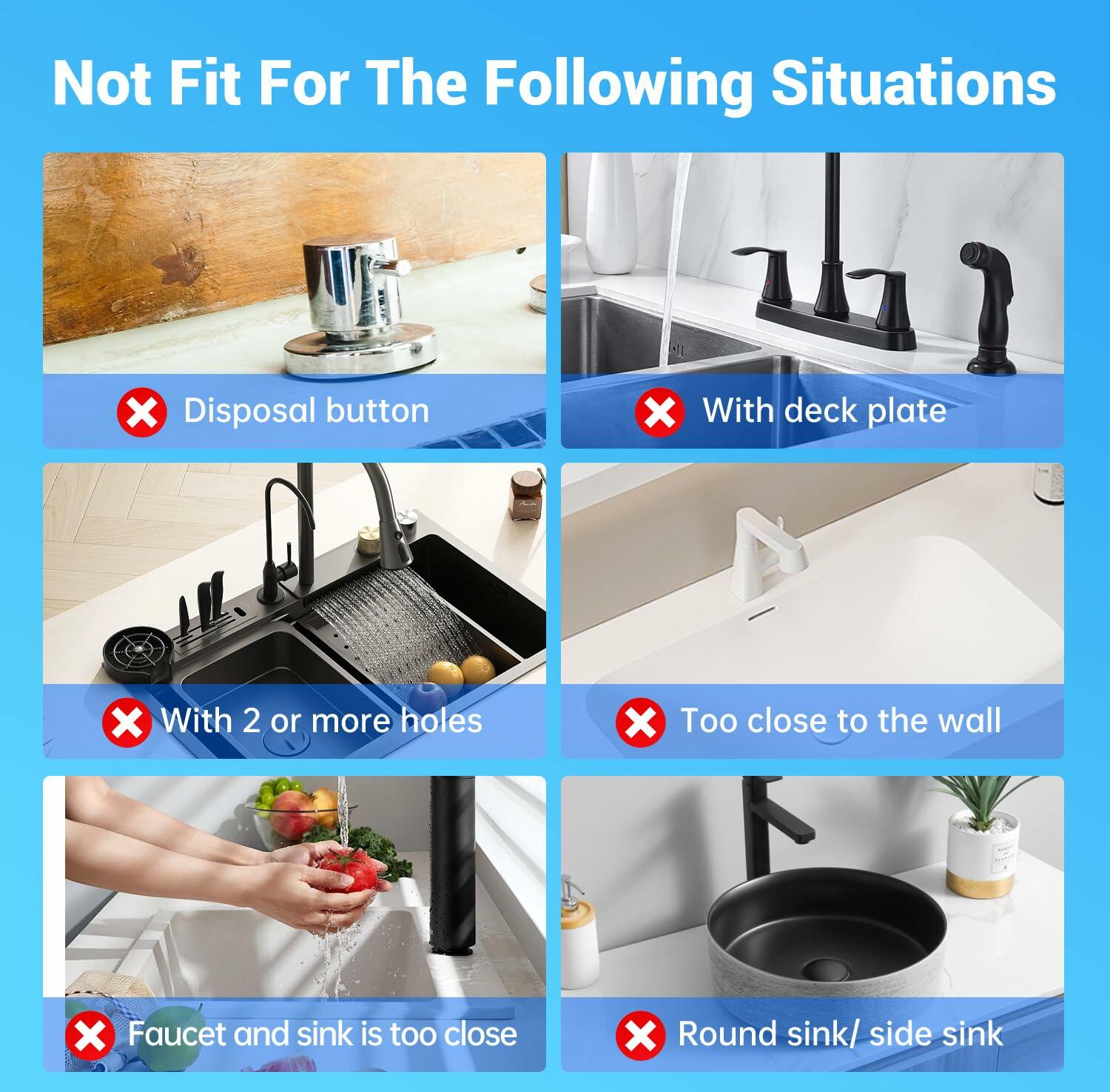 LZMYIVE Faucet Mat Kitchen Sink 24'' White Diatomite Quick Drying Stone Tray