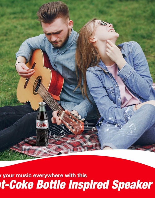 Load image into Gallery viewer, Diet Coke Bottle Shaped Bluetooth Speaker Wireless Deep Bass AUX Black
