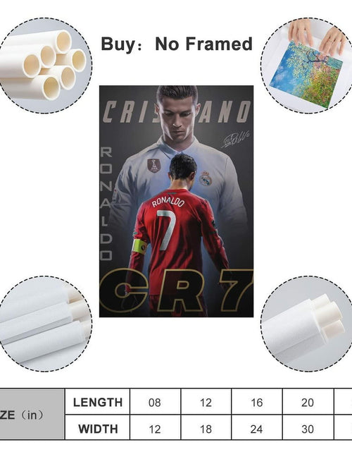 Load image into Gallery viewer, fhzang Kylian Mbappé Canvas Poster Sport Modern 12x18 inches Unframed
