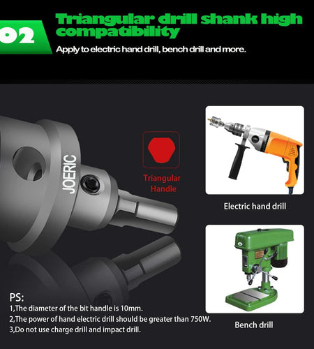JOERIC Tungsten Carbide Tipped Hole Saw Drill Bit 40mm Metal Wood Plastic