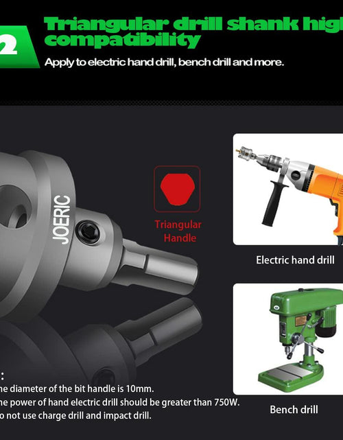Load image into Gallery viewer, JOERIC Tungsten Carbide Tipped Hole Saw Drill Bit 40mm Metal Wood Plastic
