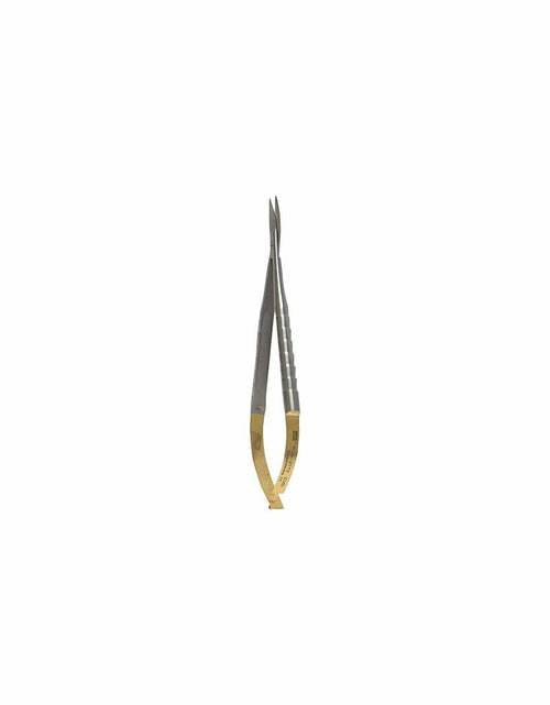 Load image into Gallery viewer, Wise CASTROVIEJO Curved Micro Surgical Scissors Smooth Cutting 4.5"
