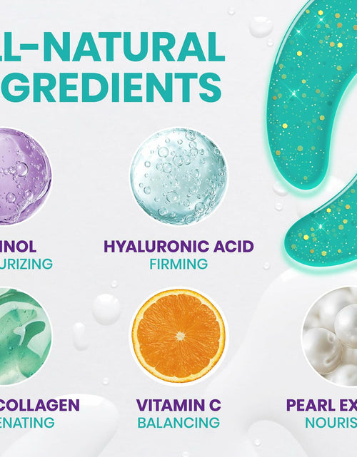 Load image into Gallery viewer, Stylia Under Eye Patches Marine Collagen Retinol Vitamin C Hyaluronic 6 Pairs
