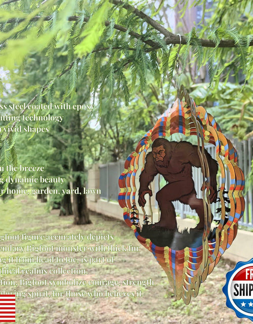 Load image into Gallery viewer, MILLCLOUD Bigfoot Wind Spinner Outdoor Garden Decor 3D Visual Effect
