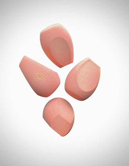 Load image into Gallery viewer, Generic A&amp;R Beauty Blender Sponge Set 4 Pcs Browinsh Pink Latex Free
