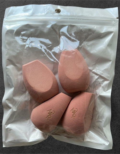 Load image into Gallery viewer, Generic A&amp;R Beauty Blender Sponge Set 4 Pcs Browinsh Pink Latex Free
