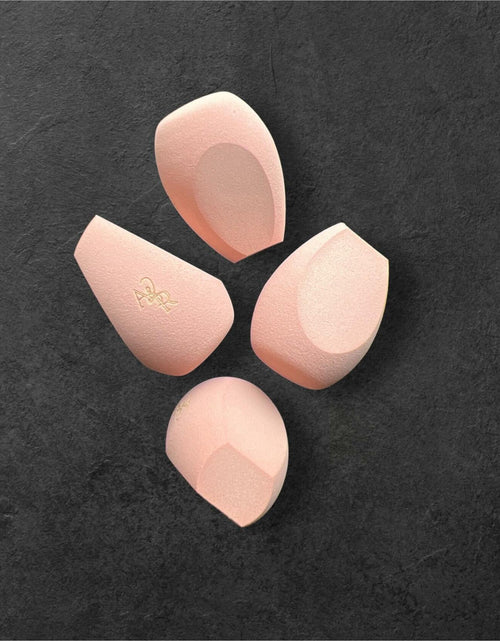 Load image into Gallery viewer, Generic A&amp;R Beauty Blender Sponge Set 4 Pcs Browinsh Pink Latex Free
