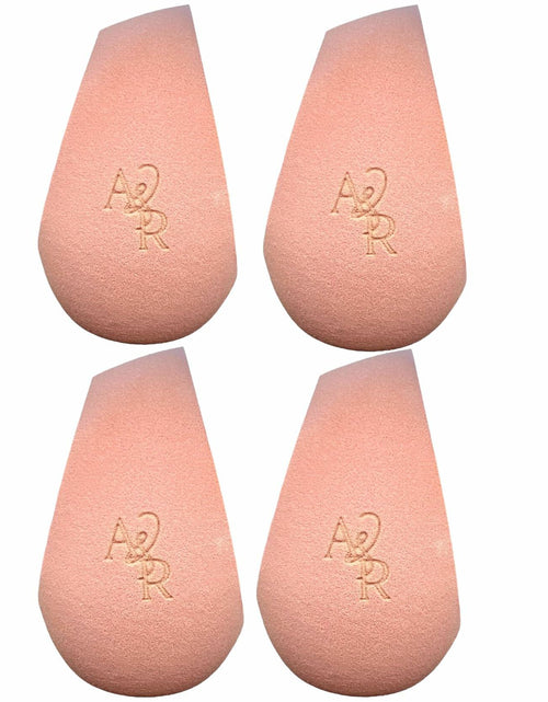 Load image into Gallery viewer, Generic A&amp;R Beauty Blender Sponge Set 4 Pcs Browinsh Pink Latex Free

