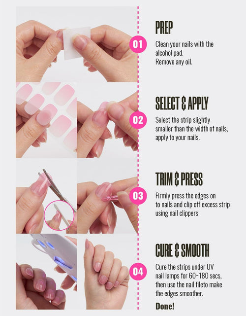 Load image into Gallery viewer, Nelikoo Semi Cured Gel Nail Strips 30 pcs Daisy Delight Floral Wraps
