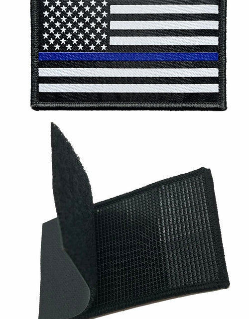 Load image into Gallery viewer, Ceclflag 3Pcs Police Flag Patch 2x3 Inch Tactical Embroidered Armband
