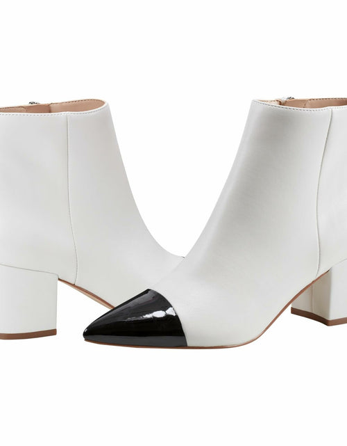 Load image into Gallery viewer, Marc Fisher Women's JELANIE Ankle Boot, Ivory/Black Multi 150, 5.5

