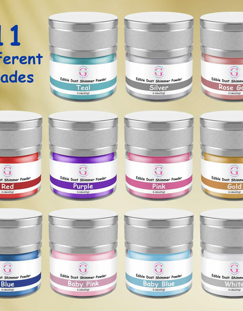 Load image into Gallery viewer, Glitter &amp; Glitz Edible Drink Glitter Luster Dust Gold 5g Cocktails Baking
