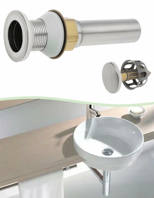 Load image into Gallery viewer, [Like New] SG Store Stainless Steel Sink Drain Plug 18x3cm for Non-Overflow Basin Kitchen
