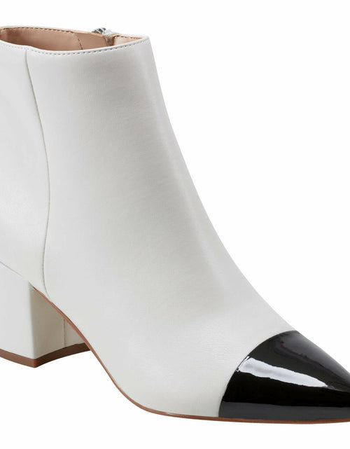 Load image into Gallery viewer, Marc Fisher Women's JELANIE Ankle Boot, Ivory/Black Multi 150, 5.5
