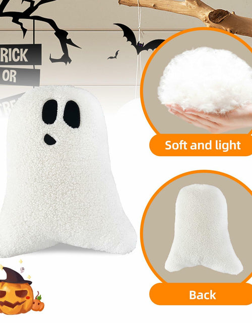 Load image into Gallery viewer, WSARZAHE Halloween Ghost Decorative Pillow Luminous Flannel Standard Size
