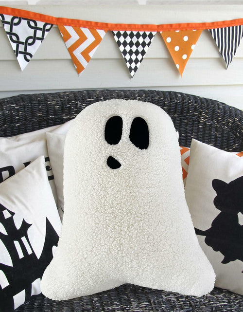 Load image into Gallery viewer, WSARZAHE Halloween Ghost Decorative Pillow Luminous Flannel Standard Size
