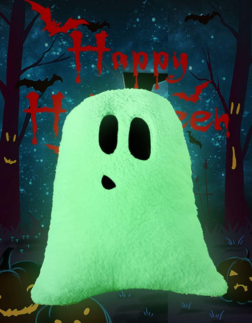 Load image into Gallery viewer, WSARZAHE Halloween Ghost Decorative Pillow Luminous Flannel Standard Size
